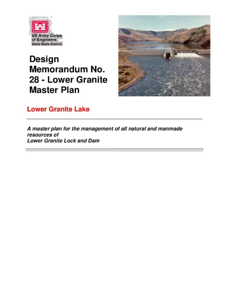 Design memorandum no. 28 - Lower Granite master plan- Lower Granite Lake - USACE-p16021coll7-10005.pdf